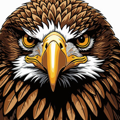 eagle head vector art for graphic design needs