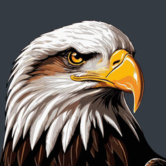 eagle head vector art for graphic design needs