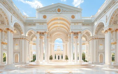 Obraz premium Grand Palace Courtyard