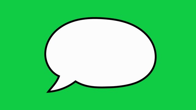 Bla bla bla Doodle Lettering Speech bubble Animation