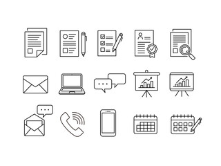 ビジネス　アイコン　セット