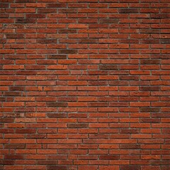 Red Brick Wall Texture with Classic Masonry Pattern