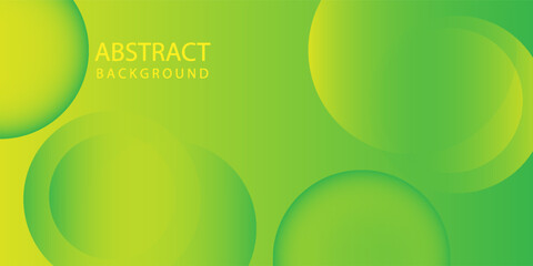 Minimal geometric green background. Dynamic shape composition. Vector illustration eps10
