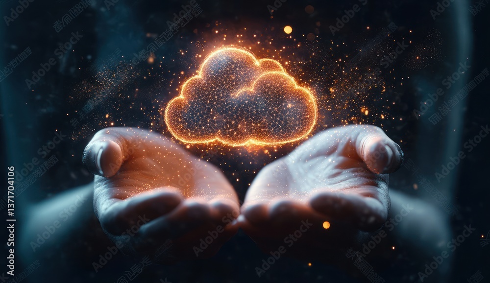 Poster Virtual Cloud Computing Technology in Hand with Global Connection and Data Sharing