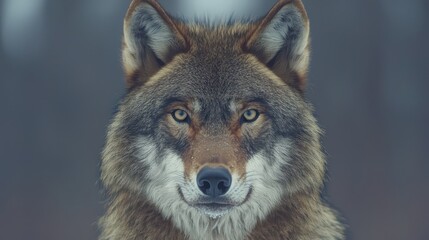 Fototapeta premium gray wolf portrait
