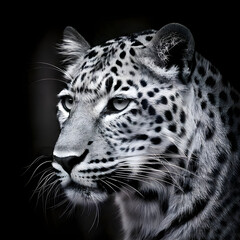 portrait of a leopard