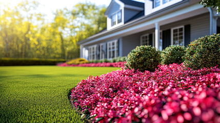 Captivating Landscape: Dream Home with Lush Garden