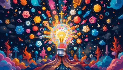 Illuminating Ideas: A Burst of Creativity