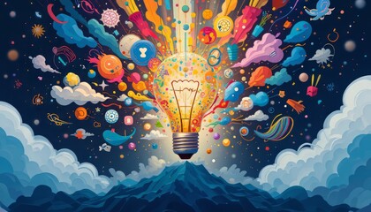 Creative Explosion of Ideas and Imagination