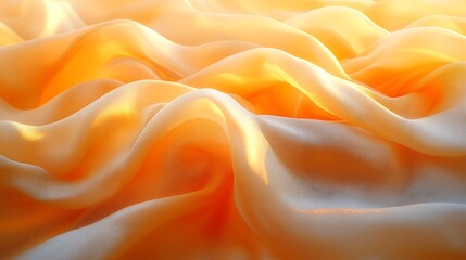 Obraz premium A silky abstract background with a gradient of vibrant yellow and soft gold, resembling sunlight streaming through fabric,