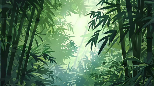 Bamboo forest animation genre