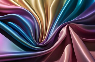 Obraz premium abstract background with multicolored fabric