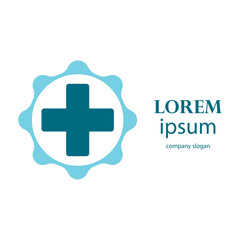 Obraz premium hospital and health clinic logo design