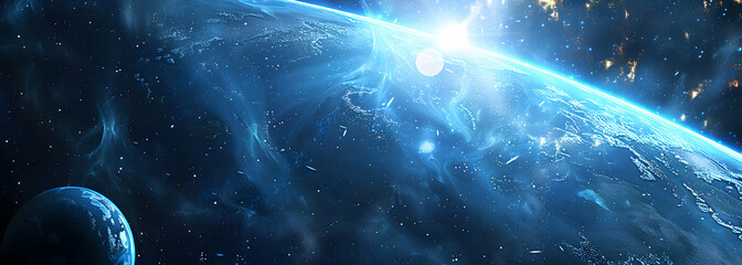 Obraz premium Journey Through the Wonders of the Cosmos and Deep Space Beauty