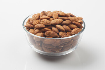 Almond is a deciduous tree in the rose family. It grows to about 6 meters in height and has lanceolate leaves with serrations.
