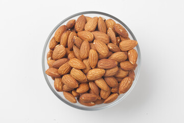 Almond is a deciduous tree in the rose family. It grows to about 6 meters in height and has lanceolate leaves with serrations.
