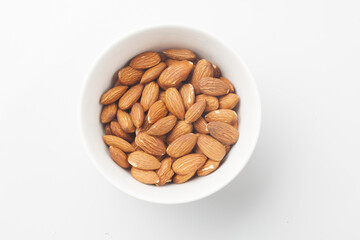 Almond is a deciduous tree in the rose family. It grows to about 6 meters in height and has lanceolate leaves with serrations.

