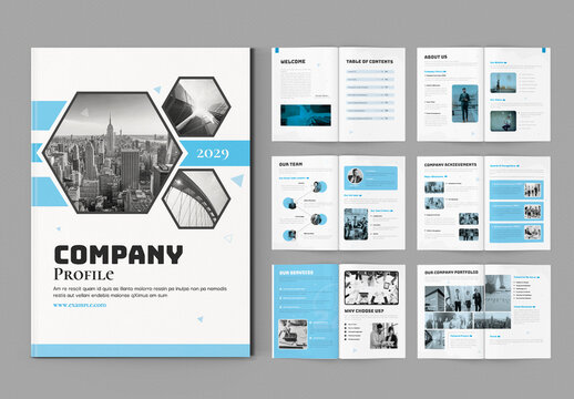 Company Profile Brochure Layout