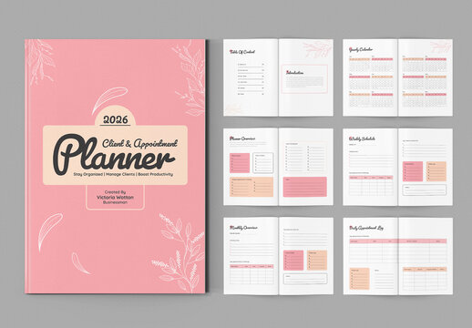Client and Appointment Planner Layout Design