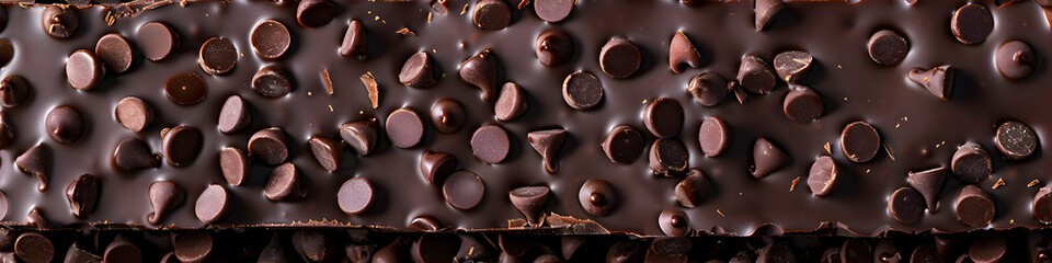 Fototapeta premium Luxury Dark Chocolate with Artisan Cocoa Bar