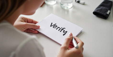 Verify Note Writing