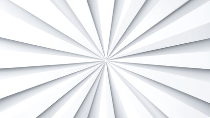 Obraz premium Abstract White Geometric Sunburst Background Design