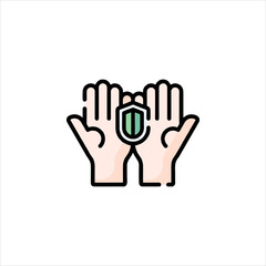 vector hand icon