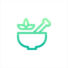 vector illustration of a green plant