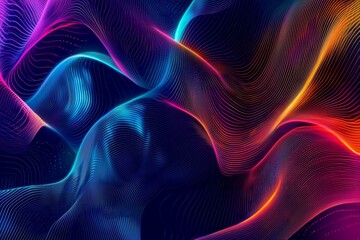 Naklejka premium Vibrant visuals perfect for digital media presentations.