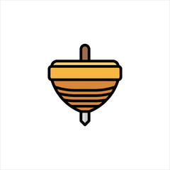 vector illustration of a fishing rod