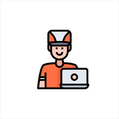 funny cartoon policeman