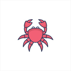 red crab cartoon