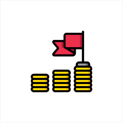 vector illustration of a computer icon