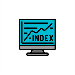 computer monitor with mouse