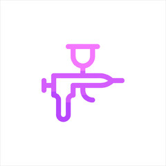 illustration of a pink chair