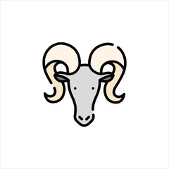 goat head silhouette