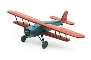Airplane model isolated on white background