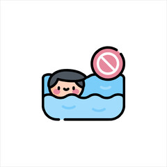 vector illustration of a man in a mask