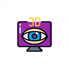 computer and magnifying glass