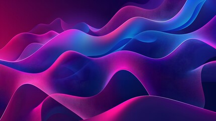 Obraz premium Futuristic Holographic Abstract Background with 3D Elements