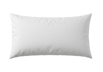 White pillow isolated on white