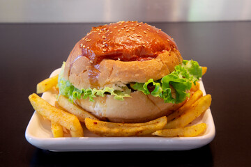 Homemade Hamburger
