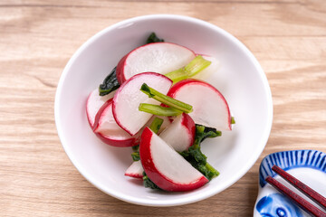 ラディッシュの甘酢和え