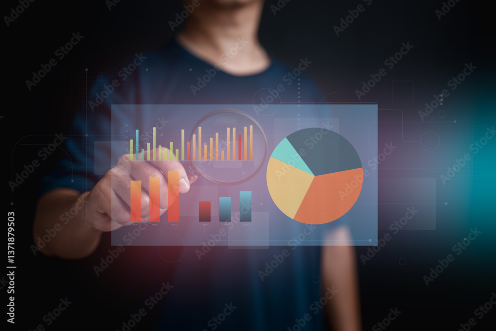 Poster Data visualization and analytics interaction for business intelligence and decision-making.