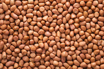 Natural abundance of raw peanuts, showcasing their organic texture and rich nutritional value.
