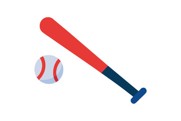 baseball bat and ball