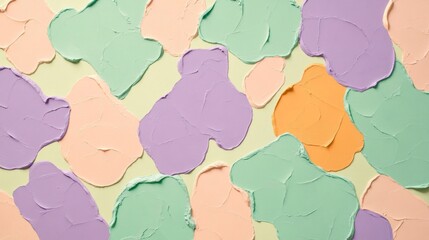 Pastel Color Swatches Abstract Paint Texture