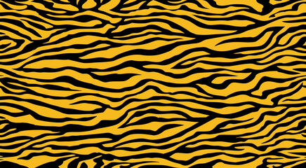 stripe animals jungle tiger fur texture pattern seamless repeating orange yellow black print