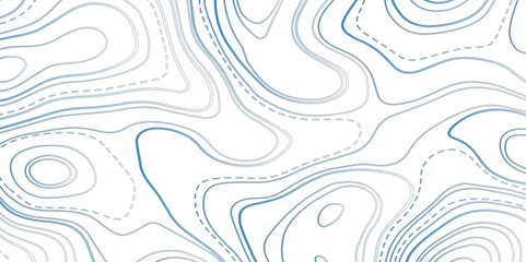 Abstract pattern with lines seamless pattern and topography. sea map and mounted map area space geometrics line technology topo landscape grid map discovery area. Modern design white background.