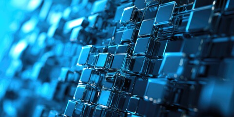 Naklejka premium A Cybernetic Fortress Where Walls Move and Shift for Futuristic, Cyberpunk, and Sci-Fi Design Projects